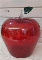 Stunning Studio Glass Red Apple