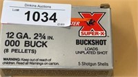 12. Gauge buckshot