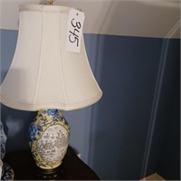 ORIENTAL BLUE & YELLOW LAMP