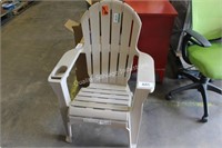plastic adirondack chairs (damaged)