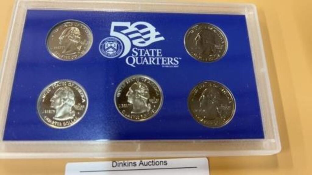 2001 proof quarter set