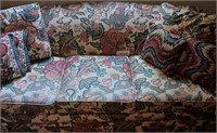 7 1/2 X 3 1/2 FLORAL COUCH