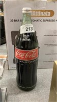 Vintage 36 oz Coca-Cola glass bottle