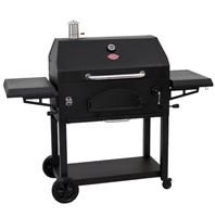 Char-Griller Legacy 33-in Cart Charcoal Grill