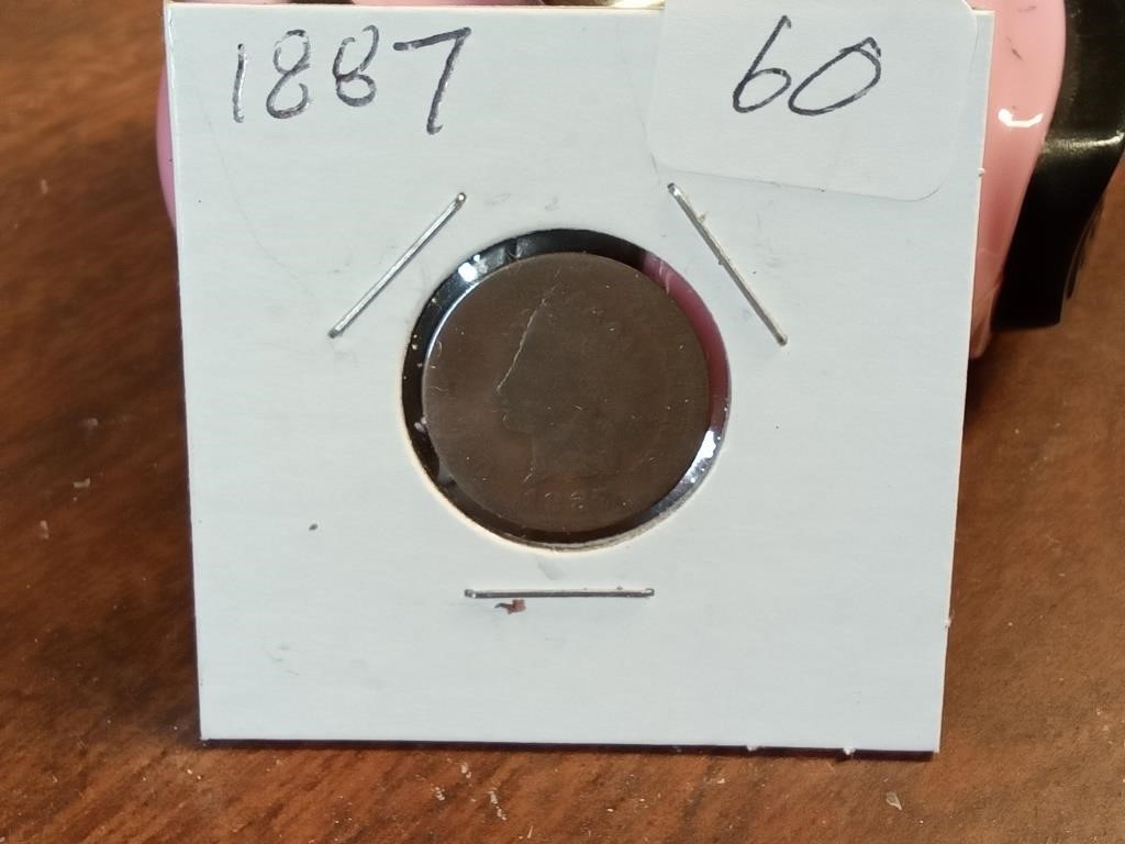 1887 Indian Head cent
