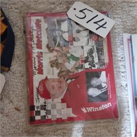 2 RACE CAR MAGAZINES ONE SIGNED BY MORRIS METCALFE