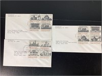 First Day issue Mail Covers Set Architecture 18 C