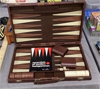 Backgammon gaming set