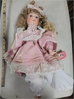 20" Traditions Porcelain Doll Collectible W/Tag