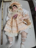 21" Kestner Bonnet Porcelain Doll