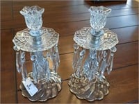 Pair of Crystal Candle Lusters