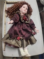22" Goldenvale Porcelain Collectible Doll