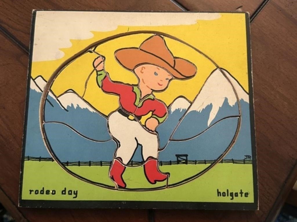 Vintage Rodeo Day Puzzle