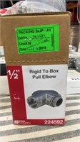 10 Count - 1/2" Rigid To Box Pull Elbow