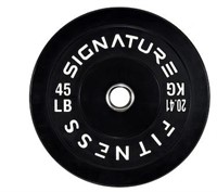 Signature Fitness Olympic Plate  Steel  2 45lbs