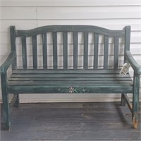 AS-IS GREEN BENCH