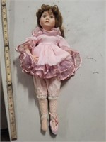 15" Fantasy Collection Ballerina Pink Doll