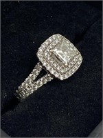 14 KT LADIES VERA WANG 2.20 CT TW RING - SIZE 6