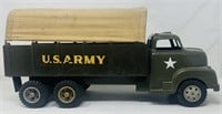 Vintage Marx US Army Truck W Canvas Top