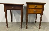 2 Antique table/ stands