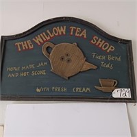 WILLOW TEA SHOP SIGN