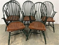 5 Canadian Windsor chair company dining chairs