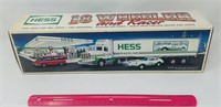 Vintage Hess 18 Wheeler & Racer NOS
