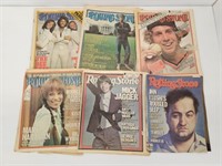 6 - 1970/80'S ROLLING STONE NEWSPAPERS