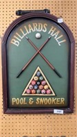 Billiard wall hanging