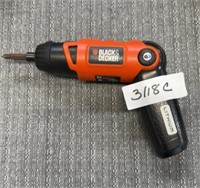 Black & Decker rechargeable screwdriver