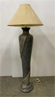 Modern pottery floor lamp