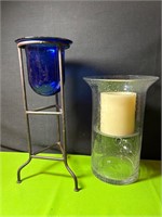 Metal & Glass Candle Holders