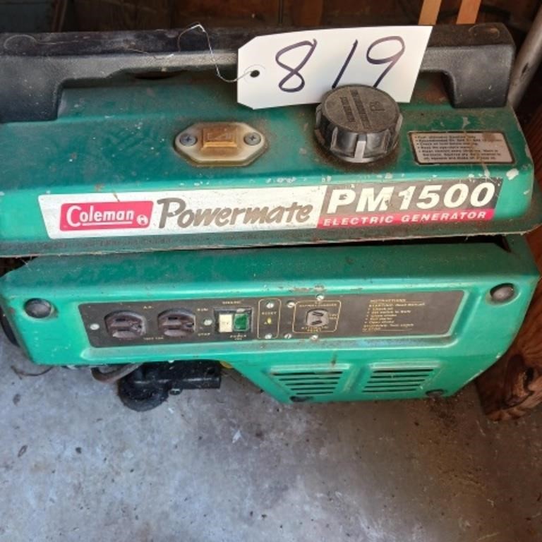 COLEMAN POWERMATE 1500 GENERATOR