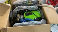 (Q) GREENWORKS 2700psi ELECTRIC POWER WASHER.