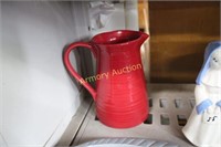 RED POTTERY PITCHER