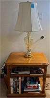 L - TABLE, LAMP AND CONTENTS  (M32)