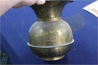 UNION PACIFIC RAILROAD BRASS SPITTOON