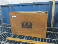 WOOD BOX vintage P&G Naphia Soap @15x12x10