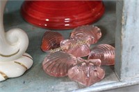 GLASS SHELL DECORATIONS
