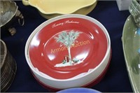 NEW TOMMY BAHAMA PALMETTO DECORATED PLATES