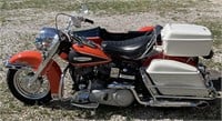 1968 HARLEY DAVIDSON MOTORCYCLE WITH 1967 SIDE CAR