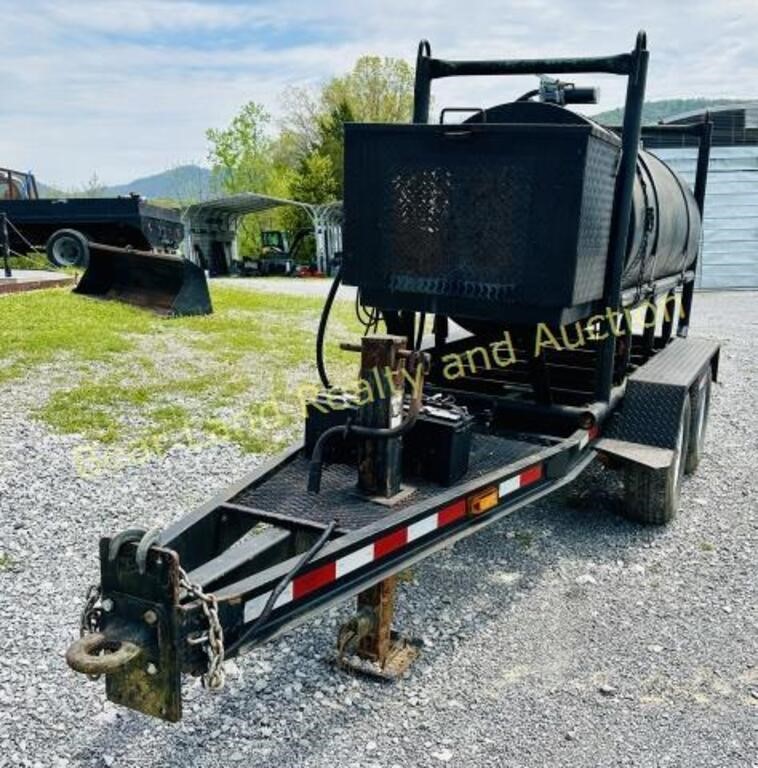 500 GALLON DIESEL FUEL TANK ON TRAILER