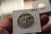 1943 SILVER WALKING LIBERTY HALF DOLLAR