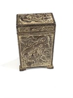 Chinese playing card storage container depicting C