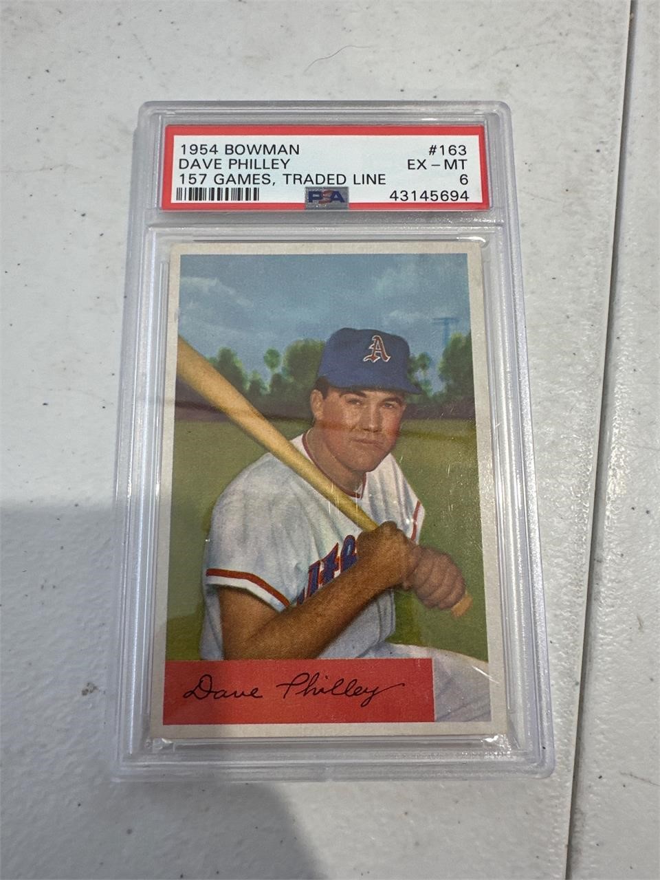 1954 Dave Philly PSA 6
