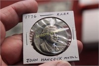 JOHN HANCOCK METAL COIN