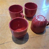 4 - IKEA COFFEE CUPS-BEVELED BAS