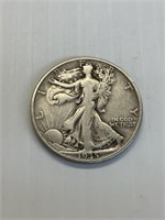1935 D Walking Liberty Silver Half Dollar