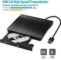 ($40) Gotega External DVD Drive, USB 3.0 P