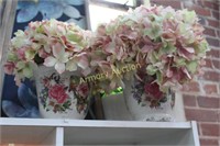 ARTIFICIAL FLOWERS IN PLANTERS